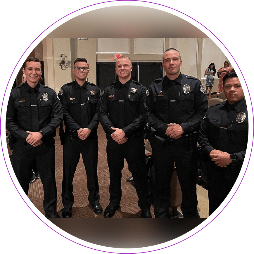 Special force officers posing for the photo shot